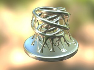 chrome sculpture 3D Model
