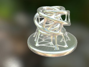 chrome sculpture Modelo 3D