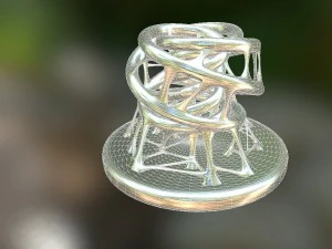 chrome sculpture 3D Model