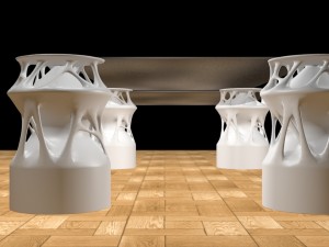 table Modelo 3D