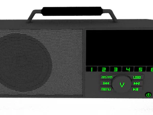 radio 3D Model