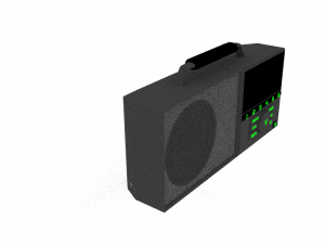 radio Modèle 3D