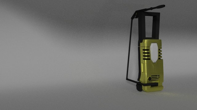 portable car wash machine Model 3D .c4d .max .obj .3ds .fbx .stl .blend 
