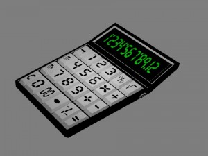 calculator 3D Model