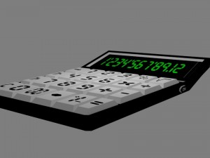 calculator Model 3D