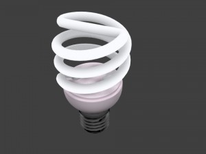 spiral bulb Modelo 3D