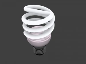 spiral bulb 3D Model