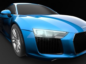 audi r8 v10 2016 3Dモデル