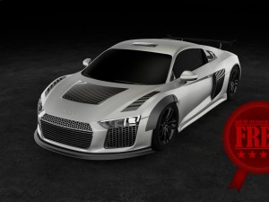 audi r8 v10 2016 3Dモデル