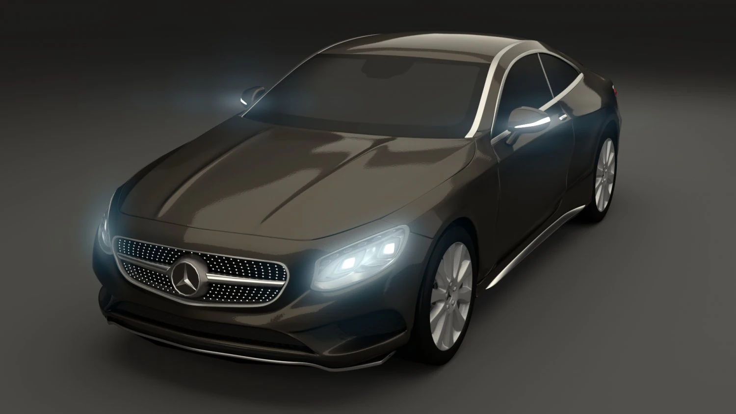 mercedes benz s class 3D Model .c4d .max .obj .3ds .fbx .stl .blend 