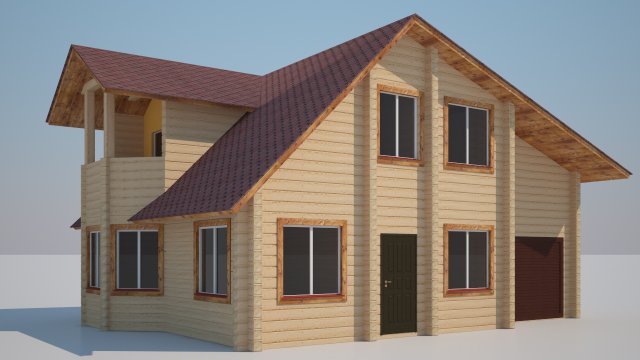 house 3D Model .c4d .max .obj .3ds .fbx .stl .blend 