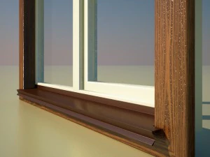 Fenster au&szlig;en 3D Modell