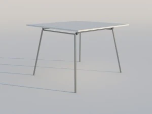 パティオ用家具セット1 3Dモデル