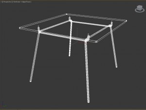 furniture for patio set1 3D Model