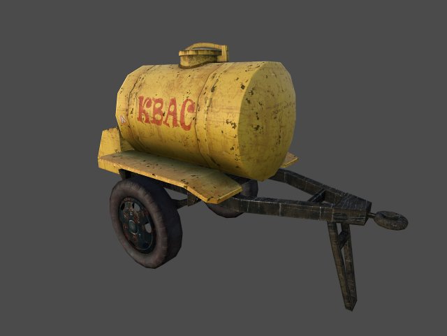 barrel for sale drinks ussr low poly Model 3D .c4d .max .obj .3ds .fbx .stl .blend 