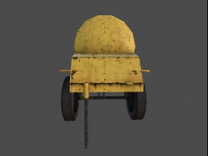 barrel for sale drinks ussr low poly Model 3D