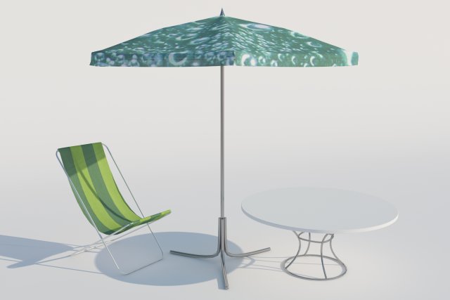 furniture for patio set2 3D 模型 .c4d .max .obj .3ds .fbx .stl .blend 