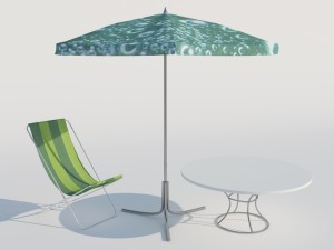 furniture for patio set2 3D मॉडल