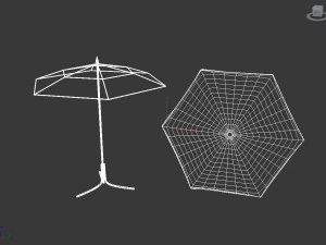パティオ用家具セット2 3Dモデル