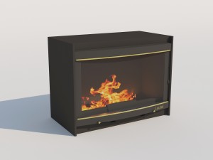 fireplace marble 3D 모델