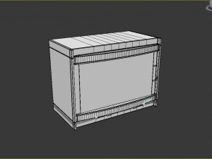 fireplace marble 3D 모델