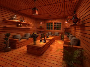wood room 3Dモデル