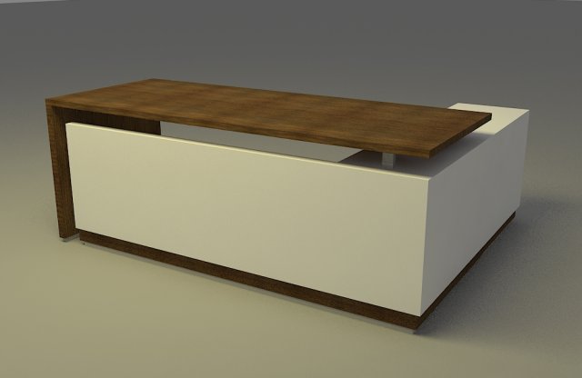 desk of the director Modelo 3D .c4d .max .obj .3ds .fbx .stl .blend