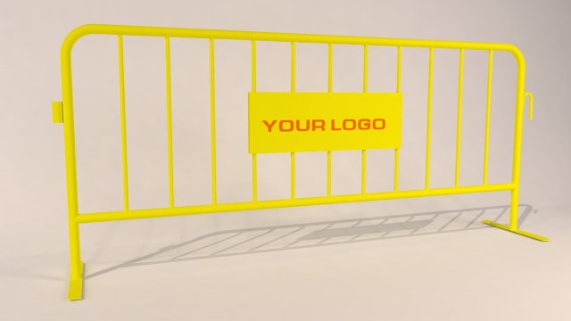 construction fence Modèle 3D .c4d .max .obj .3ds .fbx .stl .blend 