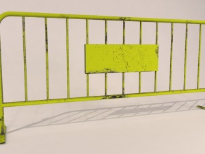 construction fence Modèle 3D