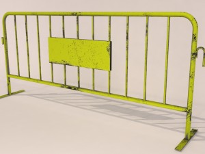 construction fence Modèle 3D