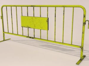 construction fence 3D Model