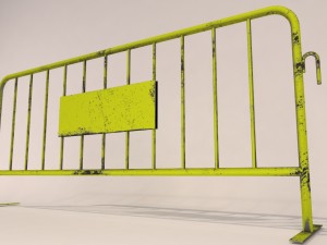 construction fence Modèle 3D