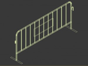 construction fence Modèle 3D