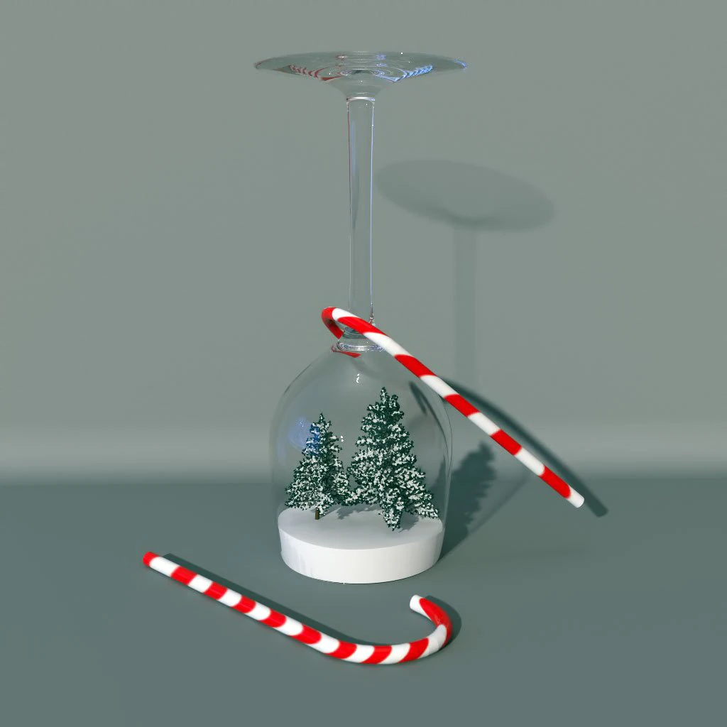 the art object from a glass 3D Model .c4d .max .obj .3ds .fbx .stl .blend
