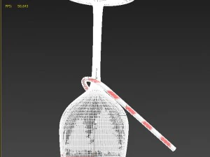 the art object from a glass 3D Model