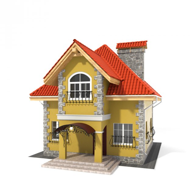house01 3D Model .c4d .max .obj .3ds .fbx .stl .blend 
