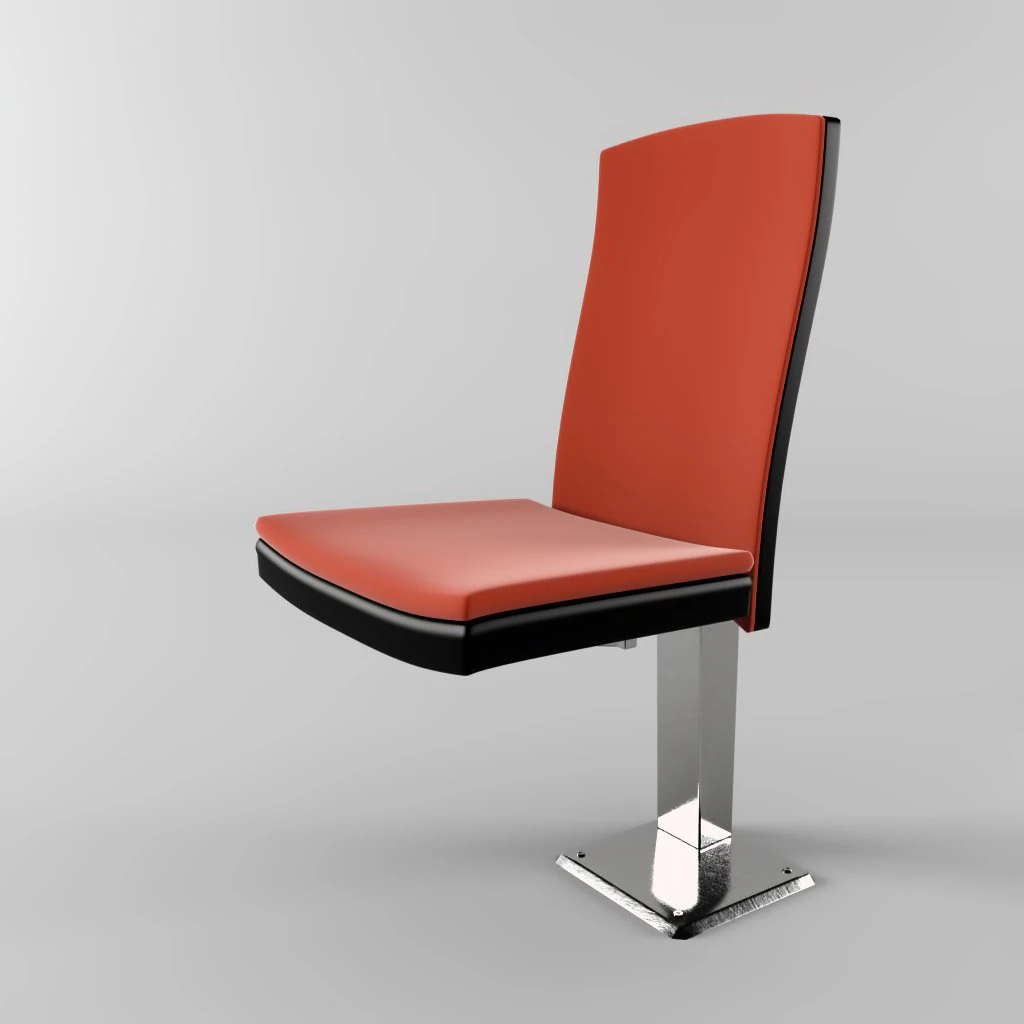 onvertible an armchair for auditorium 3D Model .c4d .max .obj .3ds .fbx .stl .blend 