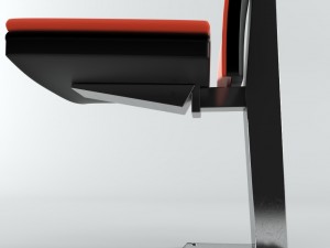 onvertible an armchair for auditorium 3Dモデル