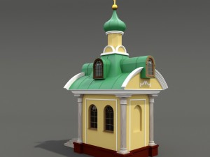 blessing of water chapel 3D मॉडल