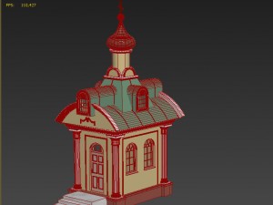 blessing of water chapel 3D मॉडल
