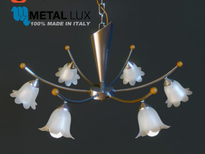 chandelier metal lux lotto 80166 3D Модель