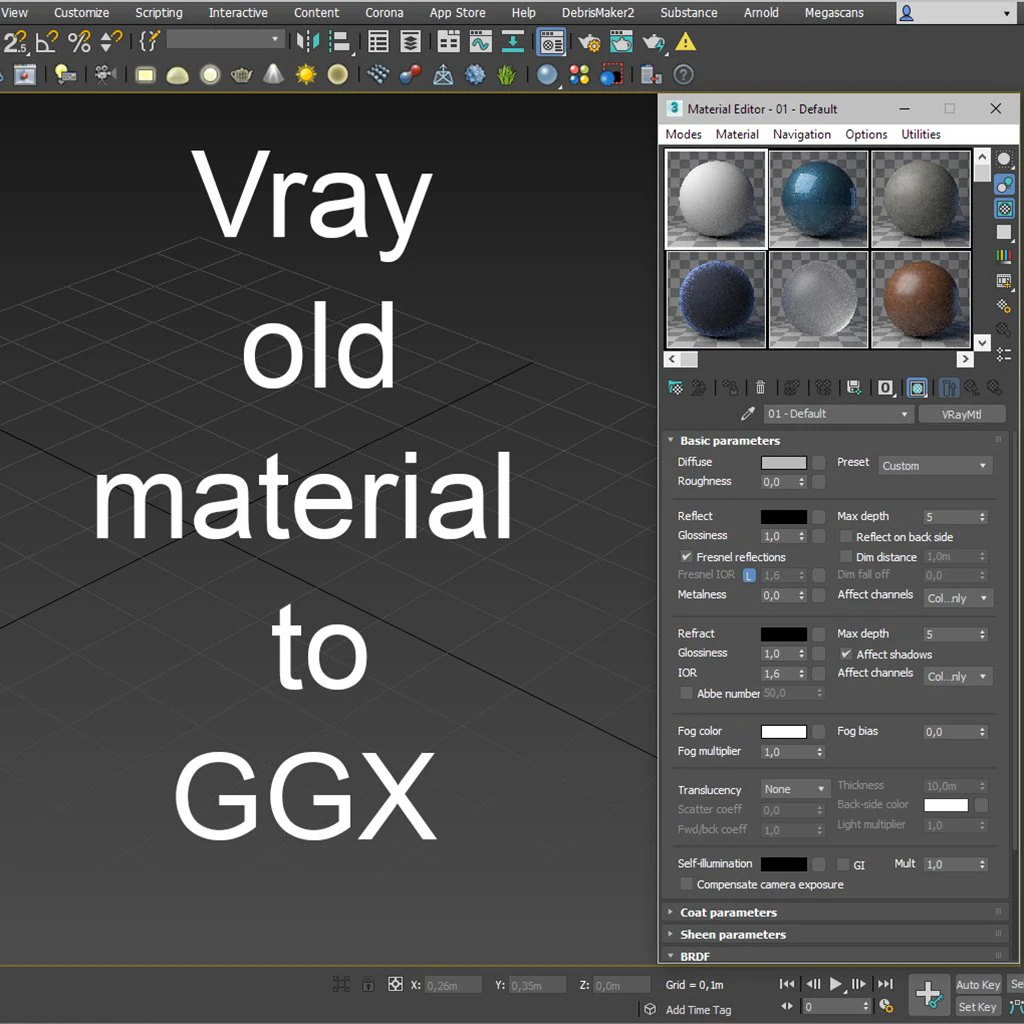 vray old material to ggx 3D Model .c4d .max .obj .3ds .fbx .stl .blend