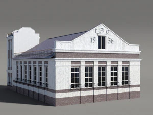 hydroelectric power station 1936 3D Model