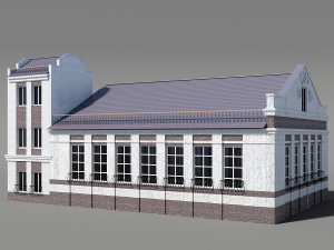 hydroelectric power station 1936 3D Model