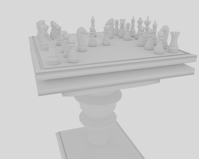 chess table and pieces blend file Modelo 3D .c4d .max .obj .3ds .fbx .stl .blend