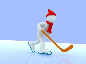 men with the winter olympics 3D Model