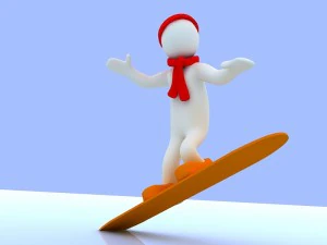 men with the winter olympics 3D Model