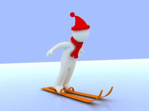 men with the winter olympics 3D Model