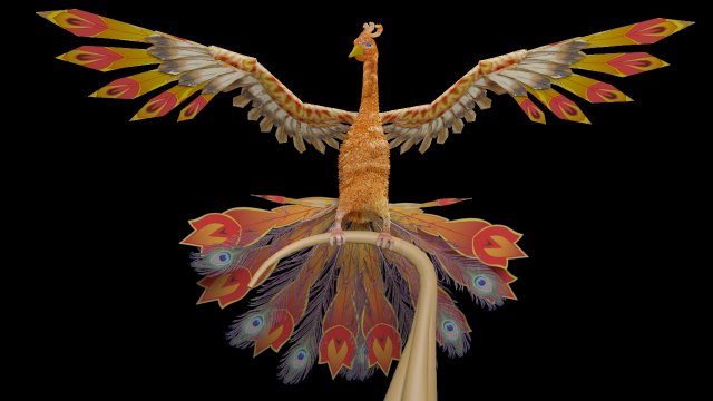firebird 3D 模型 .c4d .max .obj .3ds .fbx .stl .blend 