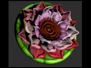 waterlily 3D Modell